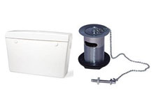 CISTERNS, WASTES AND W/C ACCESSORIES